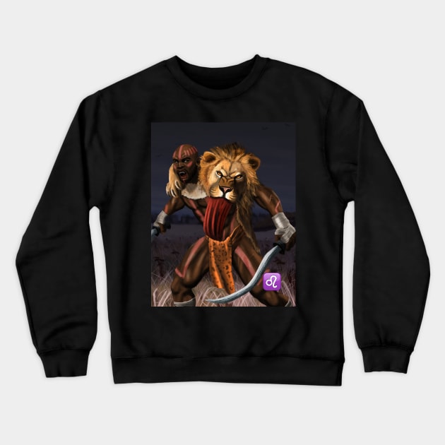 Leo Crewneck Sweatshirt by TreTre_Art